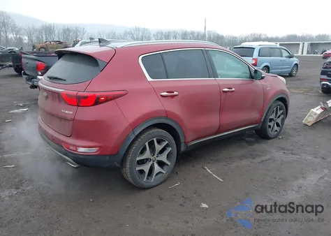 2017 Kia Sportage Sx Turbo z USA, uszkodzony, nr VIN KNDPRCA63H7184359